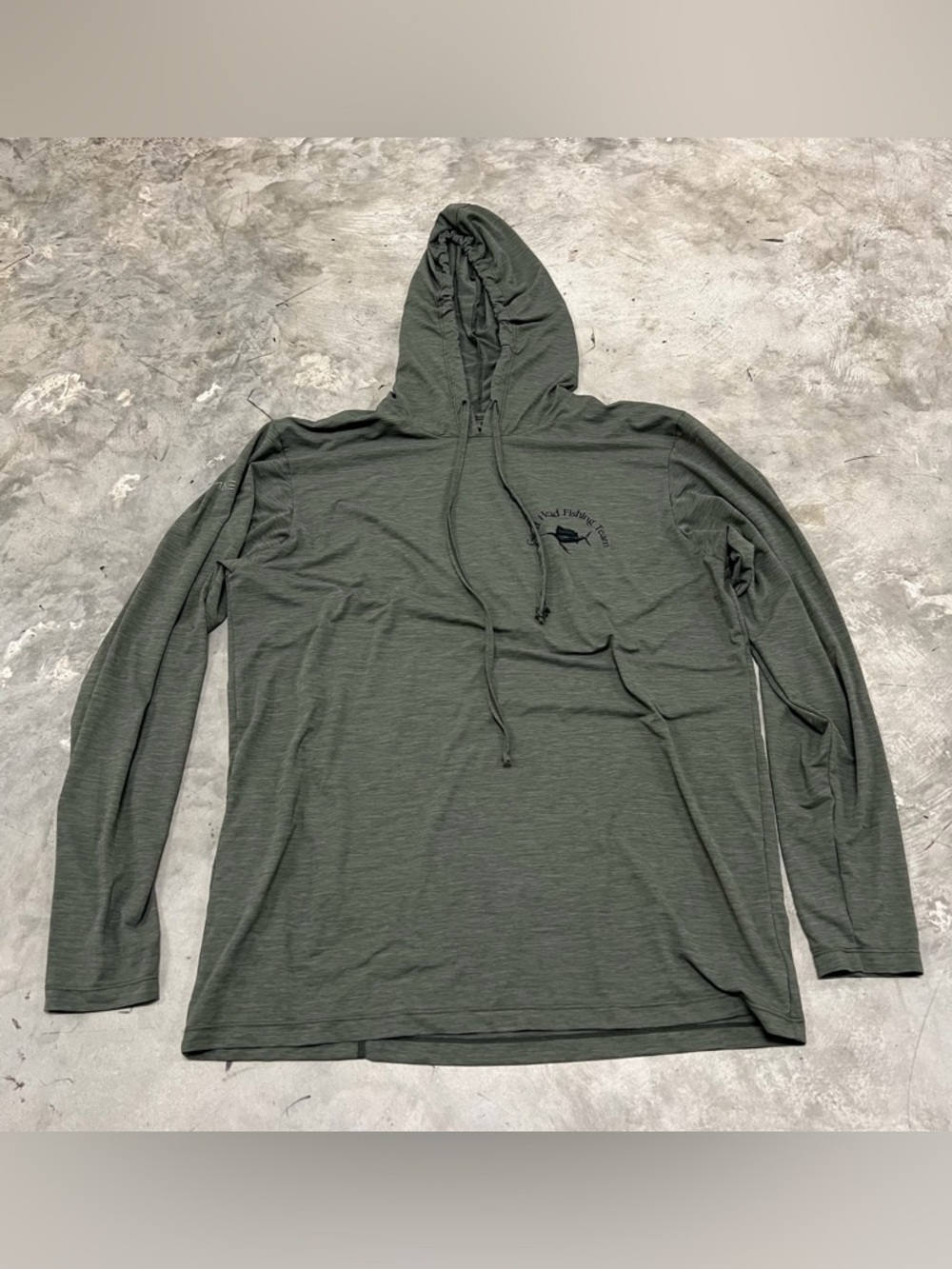 Anetik Hoodie Mens Medium Green Lightweight UPF 30+ VINT UV Technology Sun Shirt